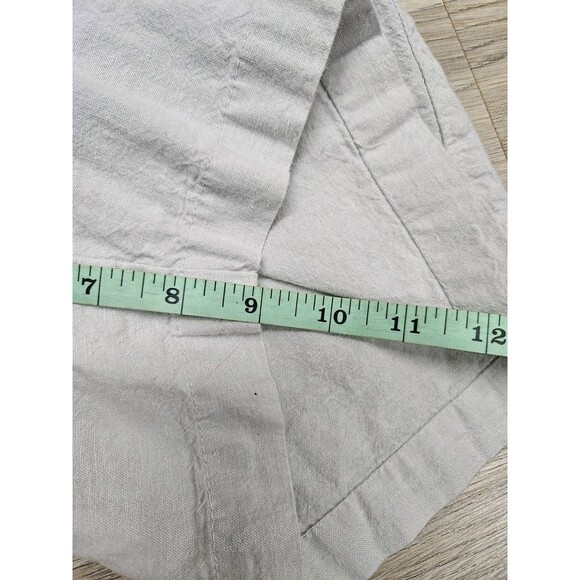 Banana Republic Mens Aiden Shorts Beige Chino Size 33 Linen Cotton - Picture 3 of 8